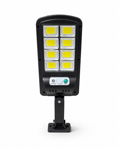 lampă solară LED cu senzor de mișcare și telecomandă