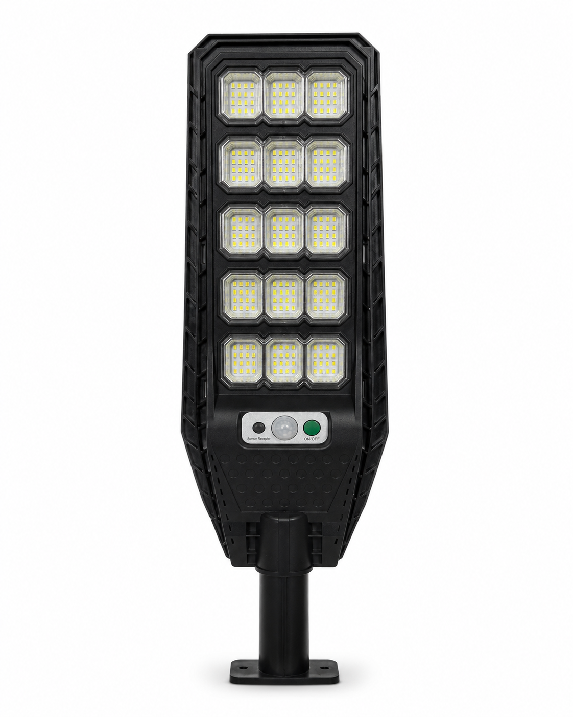 Lampă Stradală Solară LED Exterior cu Senzor de Mișcare și Panou Solar Integrat
