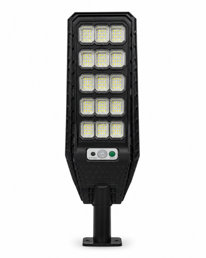 Lampă Stradală Solară LED Exterior cu Senzor de Mișcare și Panou Solar Integrat