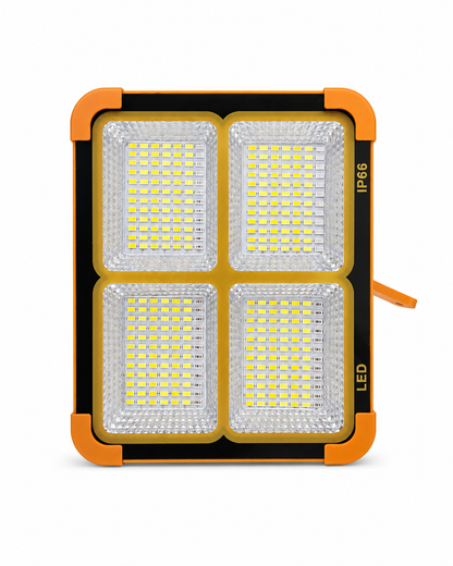 Proiector Solar LED Portabil CL-D18, IP66, Panou Solar Integrat, Acumulator Reîncărcabil
