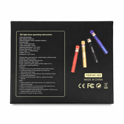 Pointer Laser Verde 303 cu Fascicul Vizibil