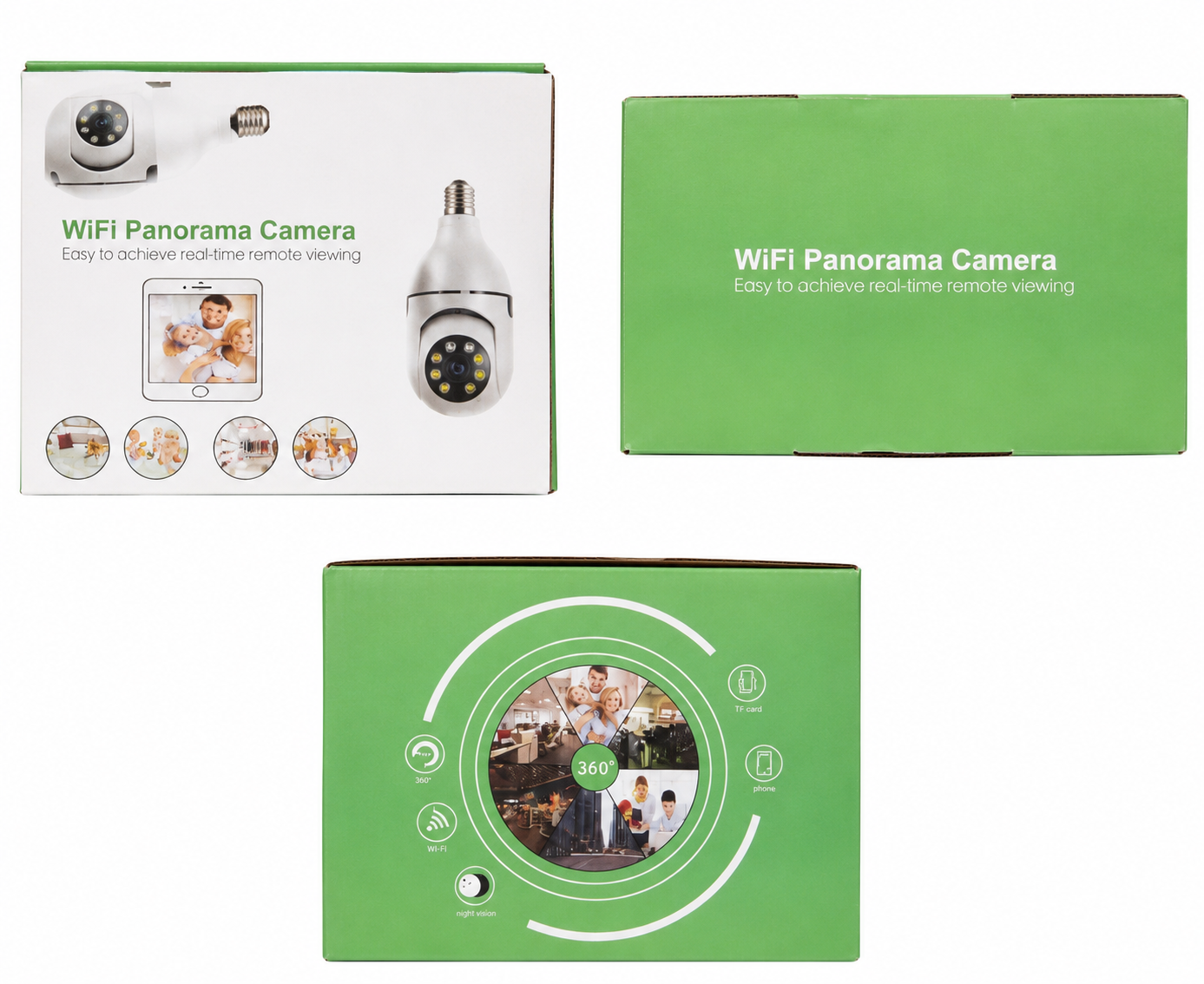 Cameră WiFi Panoramică 360° – Monitorizare de pe Telefon
