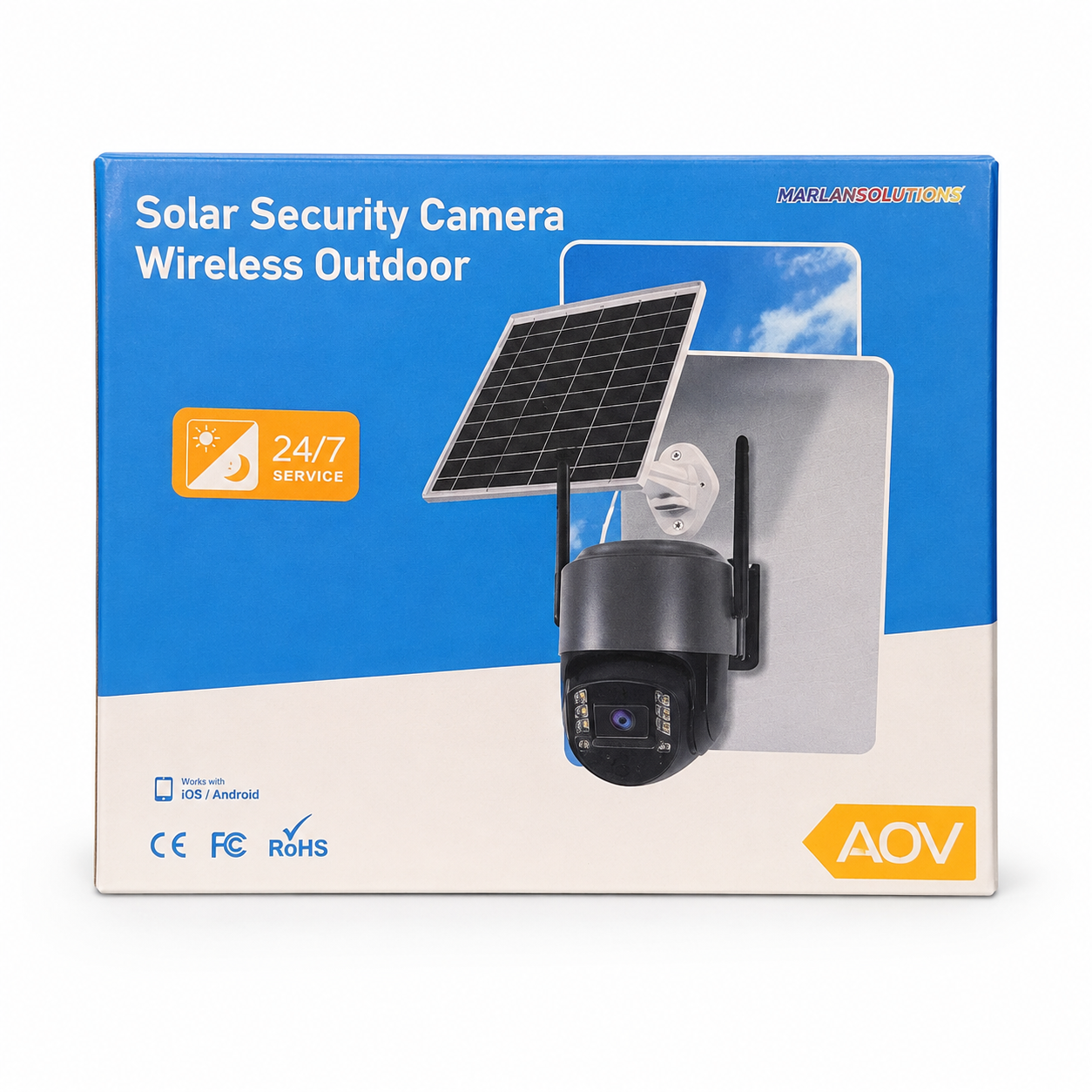 Cameră de Supraveghere Solară Wireless Outdoor – Solar Powered Security Camera