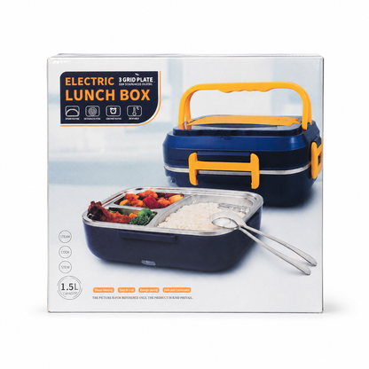 Caserolă Electrică pentru Mâncare 1.5L – Lunch Box cu Încălzire